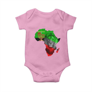 Happy Kwanzaa Lion Baby Onesie African Heritage Pride Gift For Men TS12 Light Pink Print Your Wear