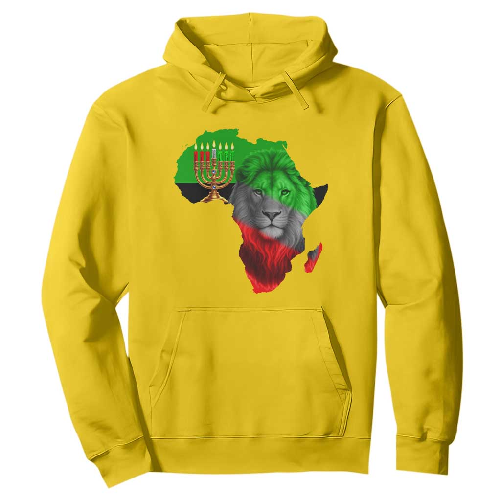 Happy Kwanzaa Lion Hoodie African Heritage Pride Gift For Men TS12 Daisy Print Your Wear