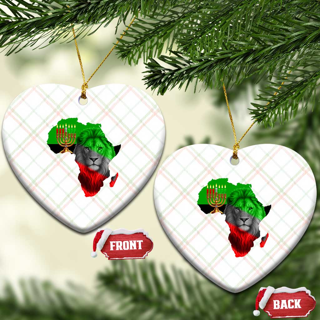 Happy Kwanzaa Lion Ceramic Ornament African Heritage Pride Gift For Men TS12 Print Your Wear