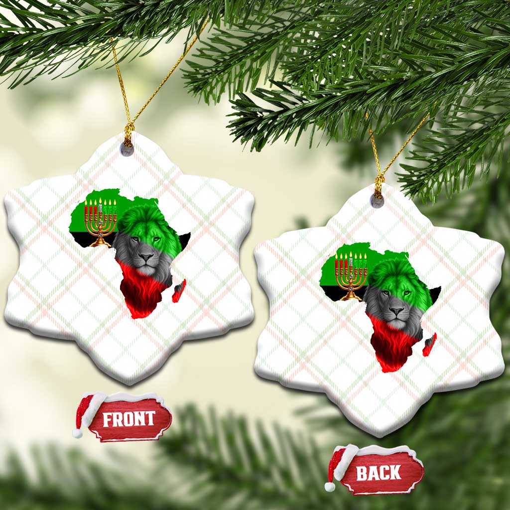 Happy Kwanzaa Lion Ceramic Ornament African Heritage Pride Gift For Men TS12 Print Your Wear