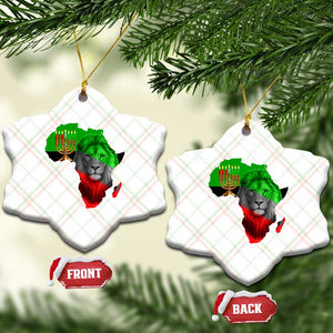 Happy Kwanzaa Lion Ceramic Ornament African Heritage Pride Gift For Men TS12 Print Your Wear