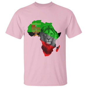 Happy Kwanzaa Lion T Shirt African Heritage Pride Gift For Men TS12 Light Pink Print Your Wear