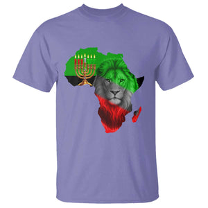 Happy Kwanzaa Lion T Shirt African Heritage Pride Gift For Men TS12 Violet Print Your Wear