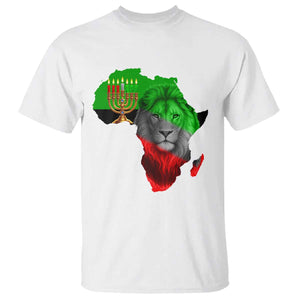Happy Kwanzaa Lion T Shirt African Heritage Pride Gift For Men TS12 White Print Your Wear