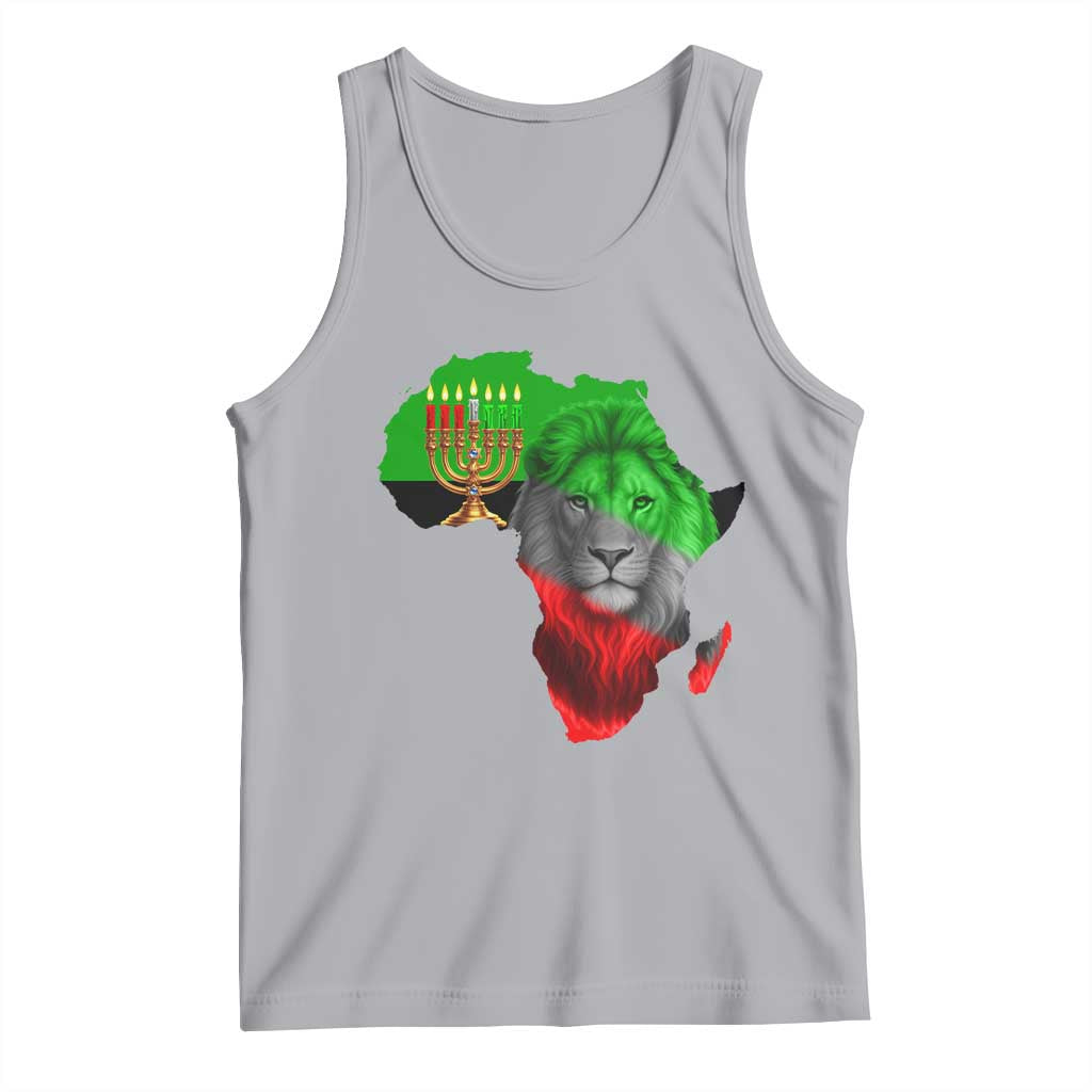 Happy Kwanzaa Lion Tank Top African Heritage Pride Gift For Men TS12 Athletic Heather Print Your Wear