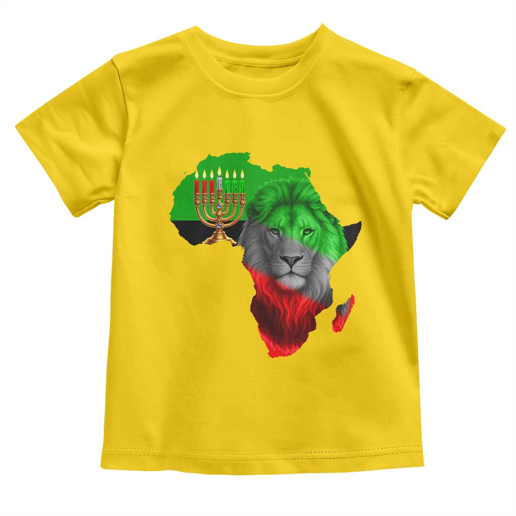 Happy Kwanzaa Lion Toddler T Shirt African Heritage Pride Gift For Men TS12 Daisy Print Your Wear