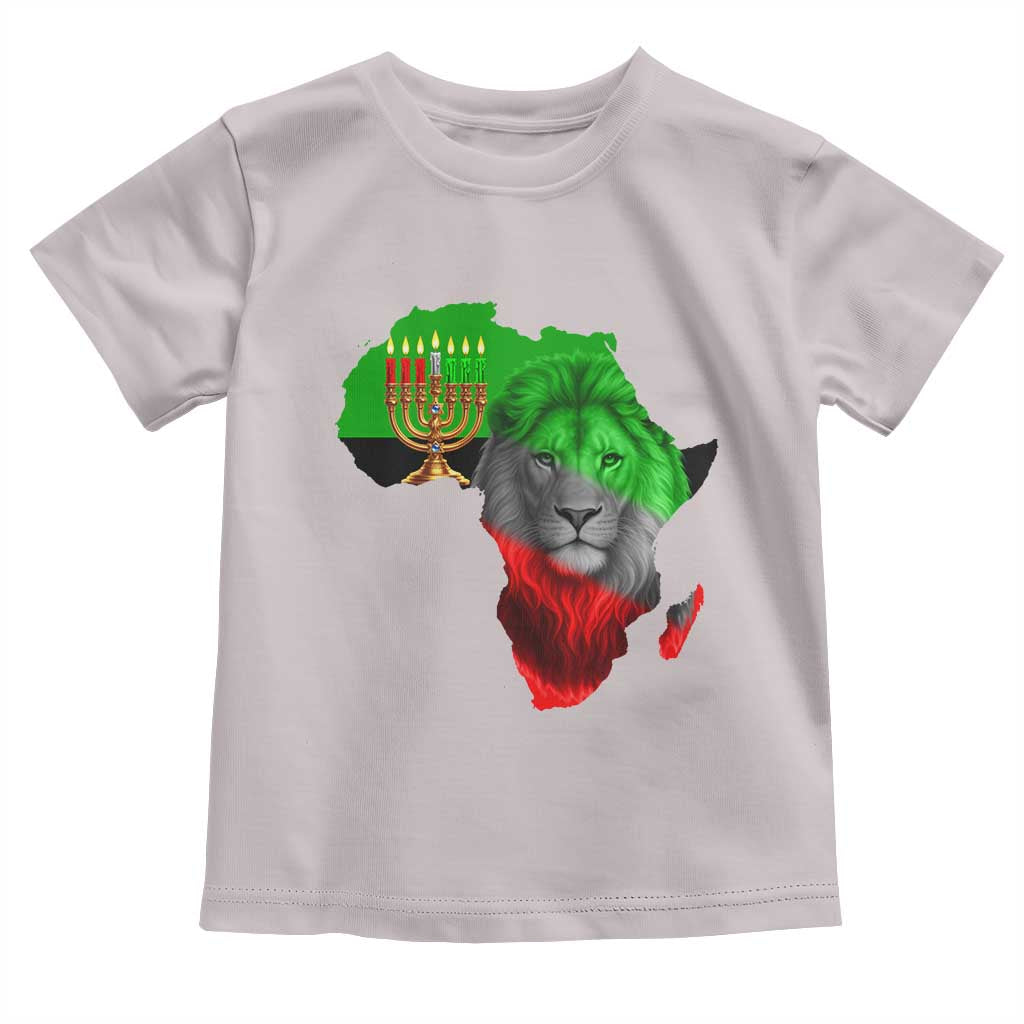 Happy Kwanzaa Lion Toddler T Shirt African Heritage Pride Gift For Men TS12 Ice Gray Print Your Wear