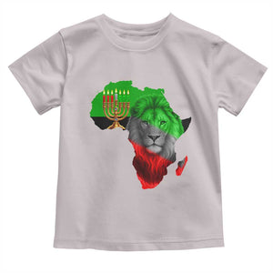 Happy Kwanzaa Lion Toddler T Shirt African Heritage Pride Gift For Men TS12 Ice Gray Print Your Wear