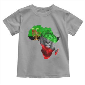 Happy Kwanzaa Lion Toddler T Shirt African Heritage Pride Gift For Men TS12 Sport Gray Print Your Wear