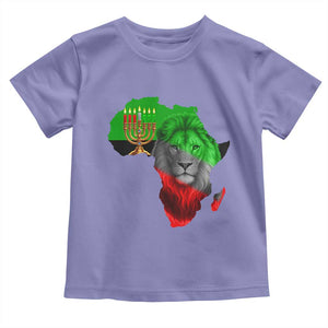 Happy Kwanzaa Lion Toddler T Shirt African Heritage Pride Gift For Men TS12 Violet Print Your Wear