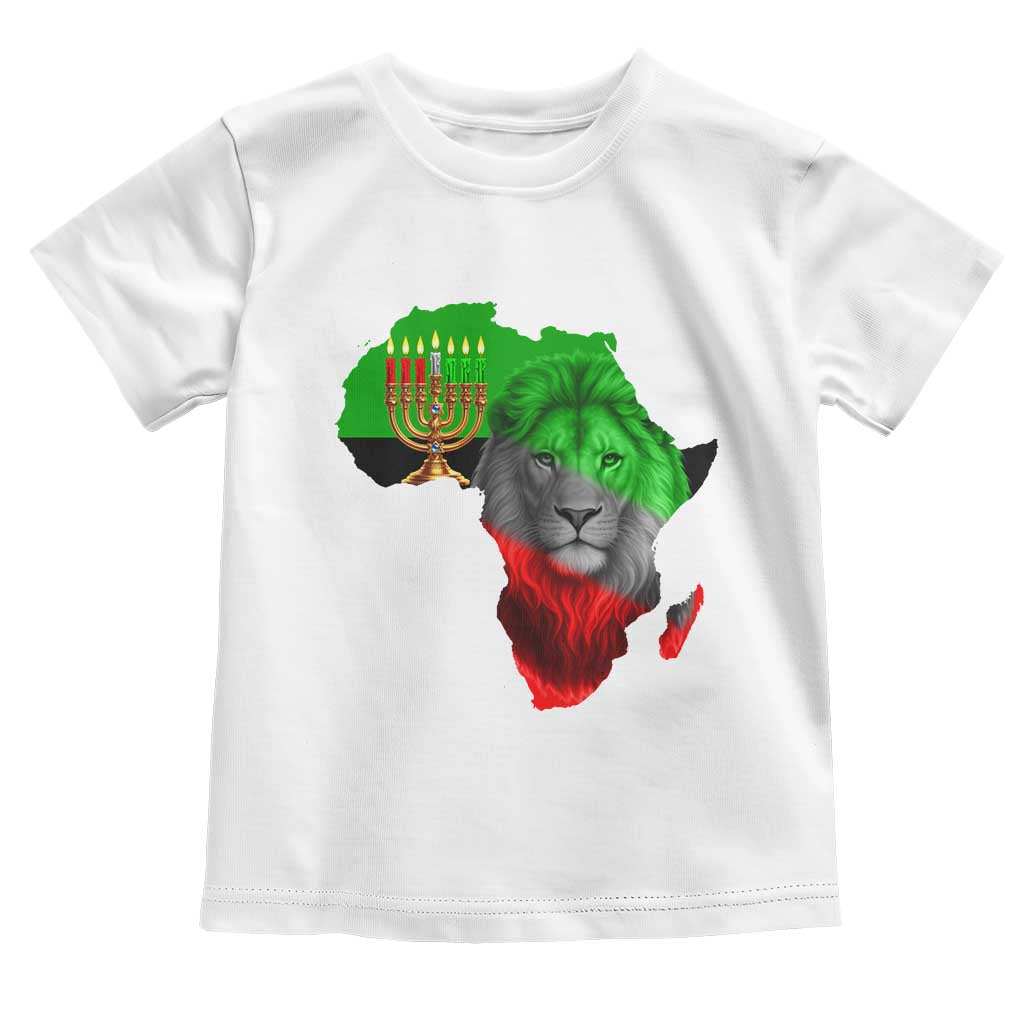 Happy Kwanzaa Lion Toddler T Shirt African Heritage Pride Gift For Men TS12 White Print Your Wear