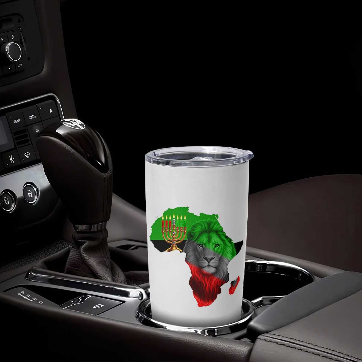 Happy Kwanzaa Lion Tumbler Cup African Heritage Pride Gift For Men TS12 Print Your Wear