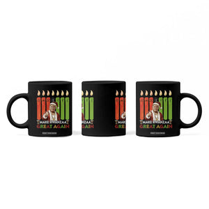 Funny Santa Trump Coffee Mug Make Kwanzaa Great Again African Heritage Gift TS12 Print Your Wear