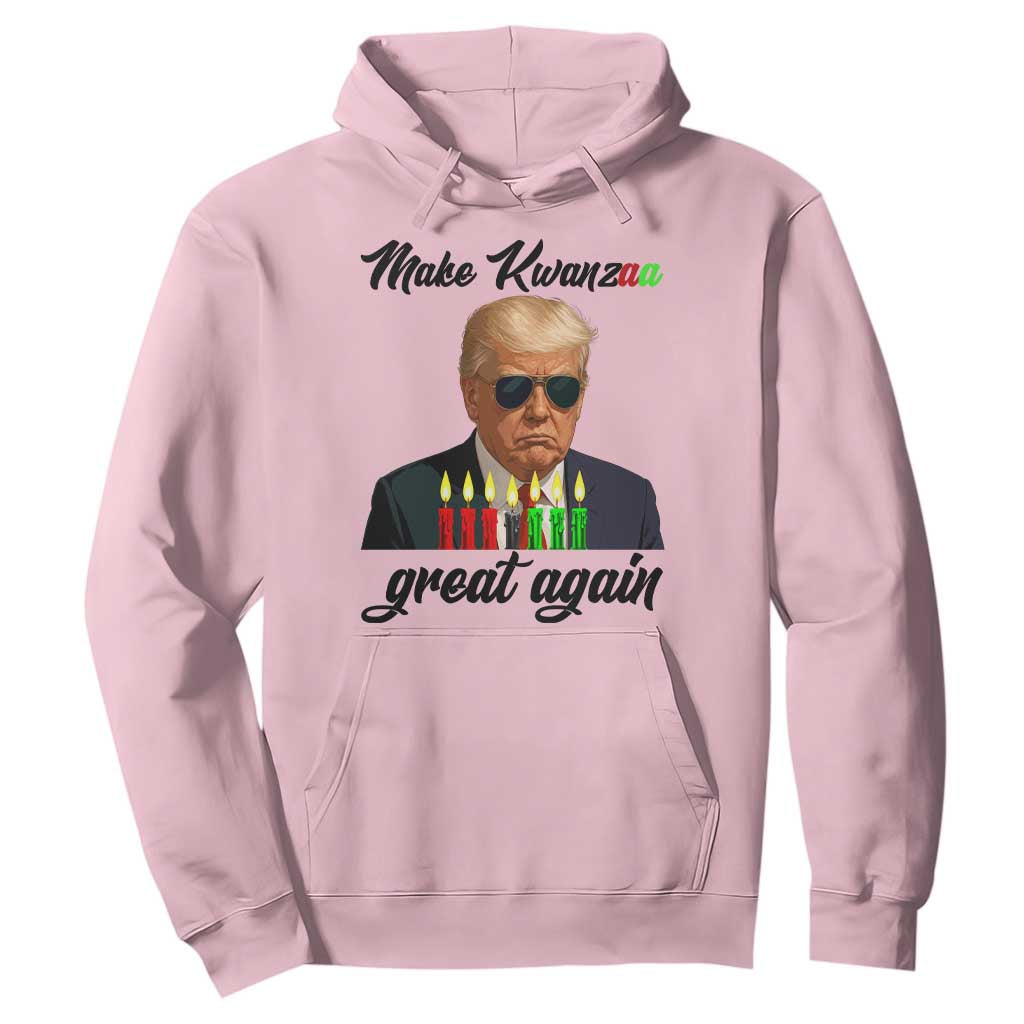 Make Kwanzaa Great Again Hoodie Funny Trump Parody Gift TS12 Light Pink Print Your Wear
