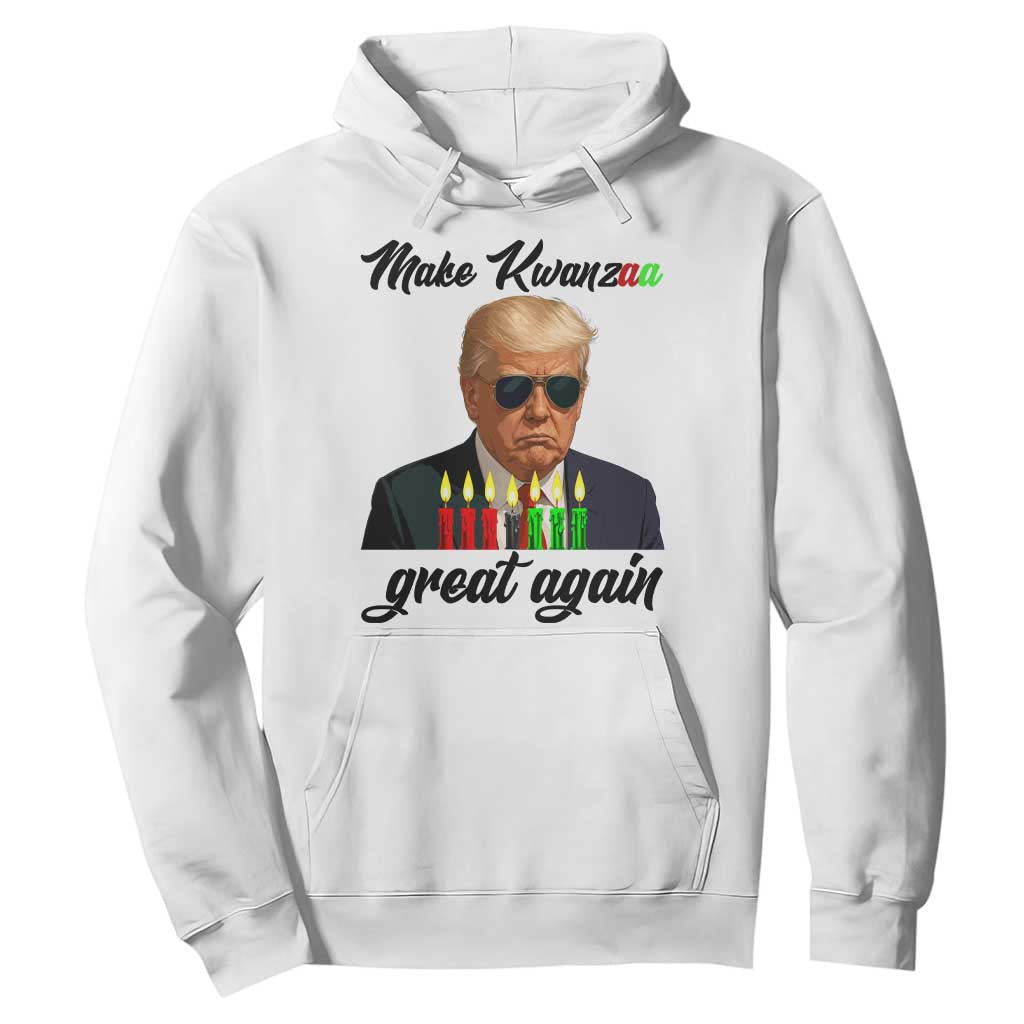 Make Kwanzaa Great Again Hoodie Funny Trump Parody Gift TS12 White Print Your Wear