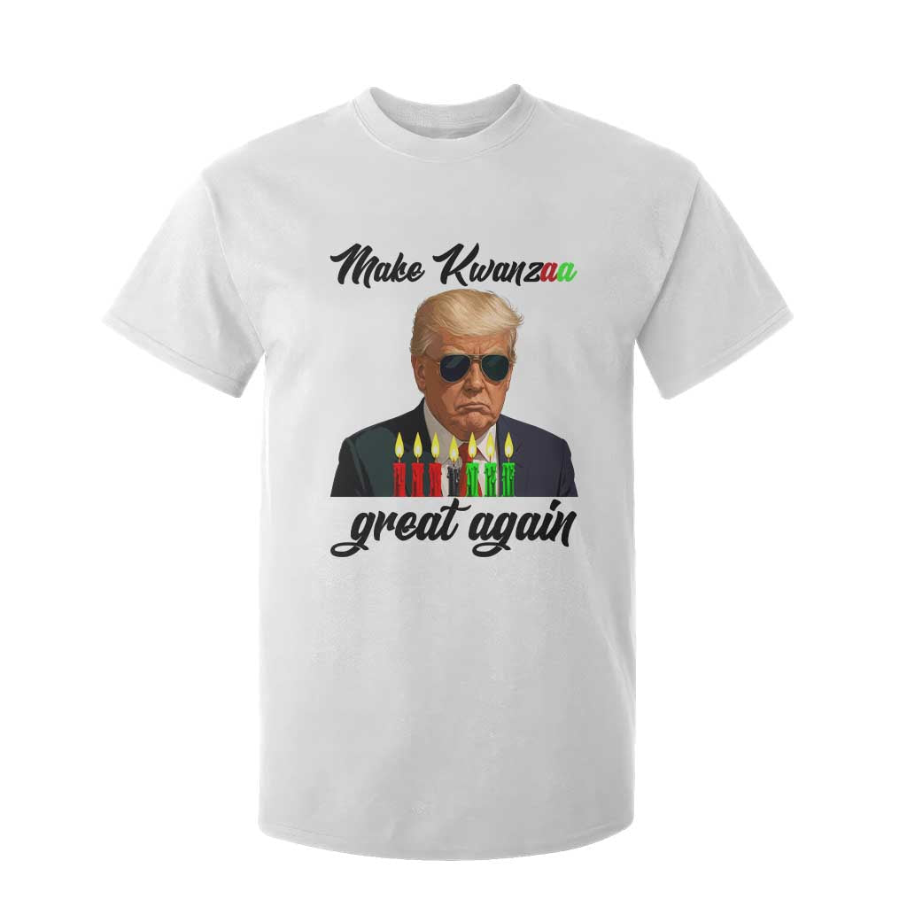 Make Kwanzaa Great Again T Shirt For Kid Funny Trump Parody Gift TS12 White Print Your Wear