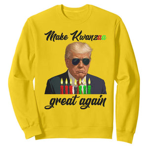 Make Kwanzaa Great Again Sweatshirt Funny Trump Parody Gift TS12 Daisy Print Your Wear