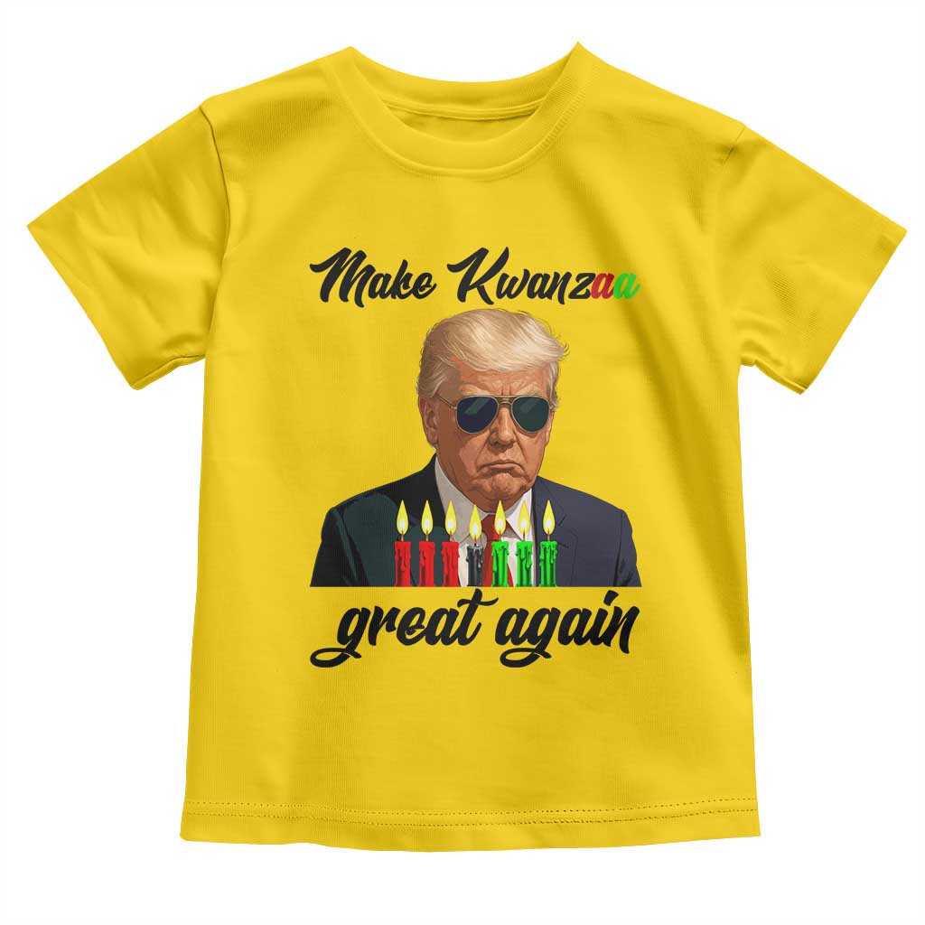 Make Kwanzaa Great Again Toddler T Shirt Funny Trump Parody Gift TS12 Daisy Print Your Wear