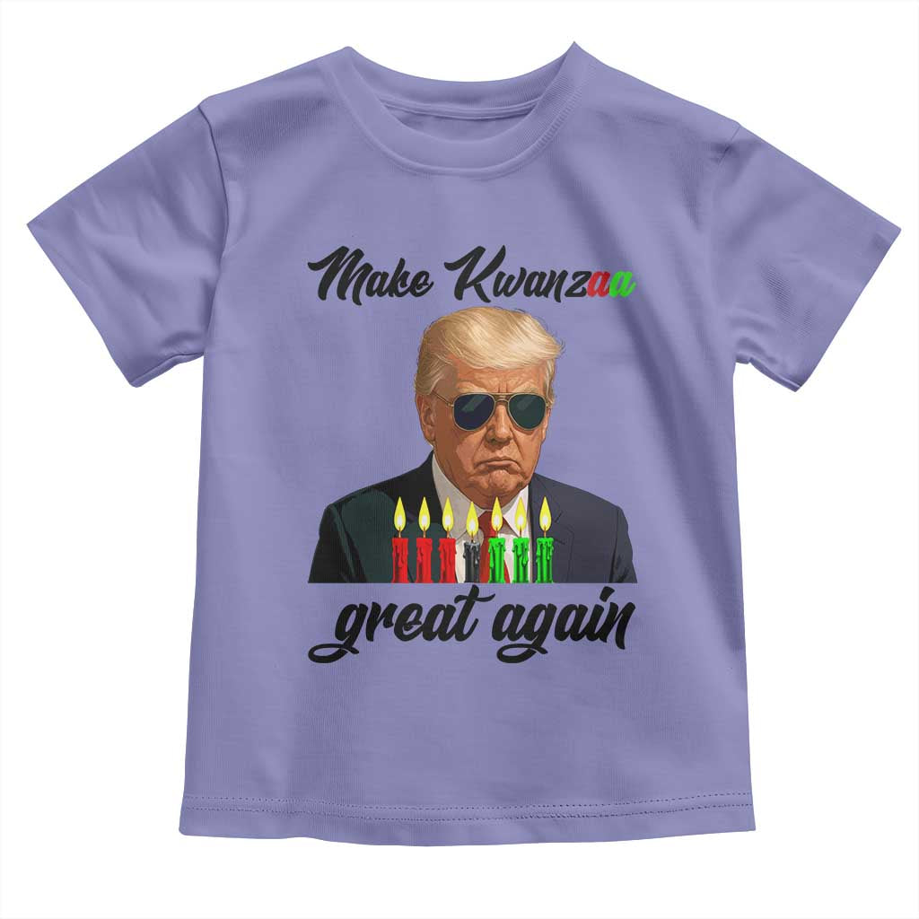 Make Kwanzaa Great Again Toddler T Shirt Funny Trump Parody Gift TS12 Violet Print Your Wear