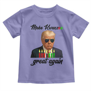 Make Kwanzaa Great Again Toddler T Shirt Funny Trump Parody Gift TS12 Violet Print Your Wear
