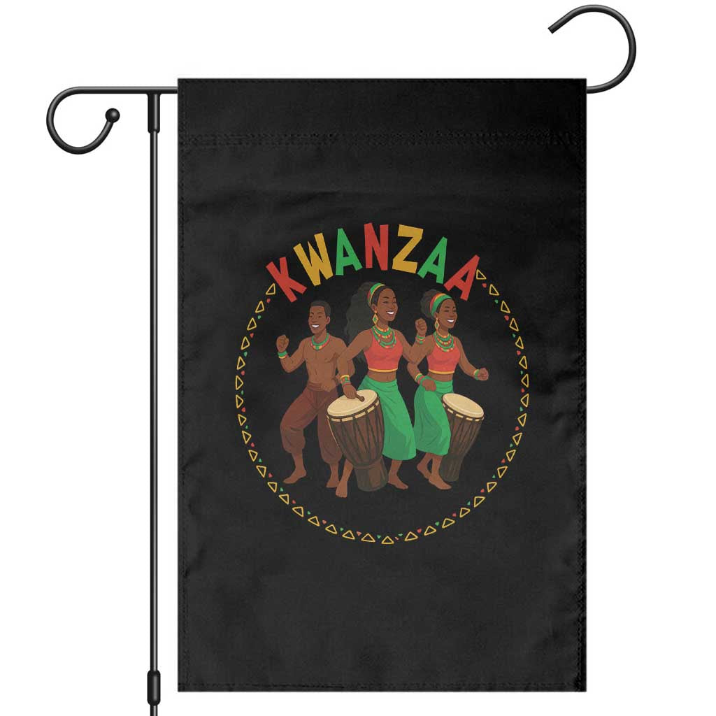 Celebrate Kwanzaa Together African Culture Dance Gift Garden Flag TS12 Black Print Your Wear