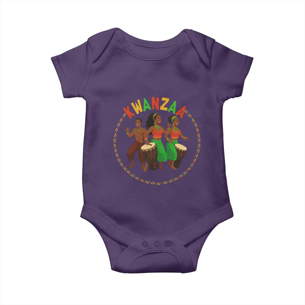 Celebrate Kwanzaa Together African Culture Dance Gift Baby Onesie TS12 Purple Print Your Wear