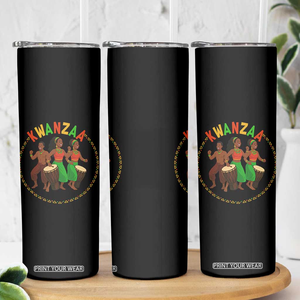 Celebrate Kwanzaa Together African Culture Dance Gift Skinny Tumbler TS12 Print Your Wear