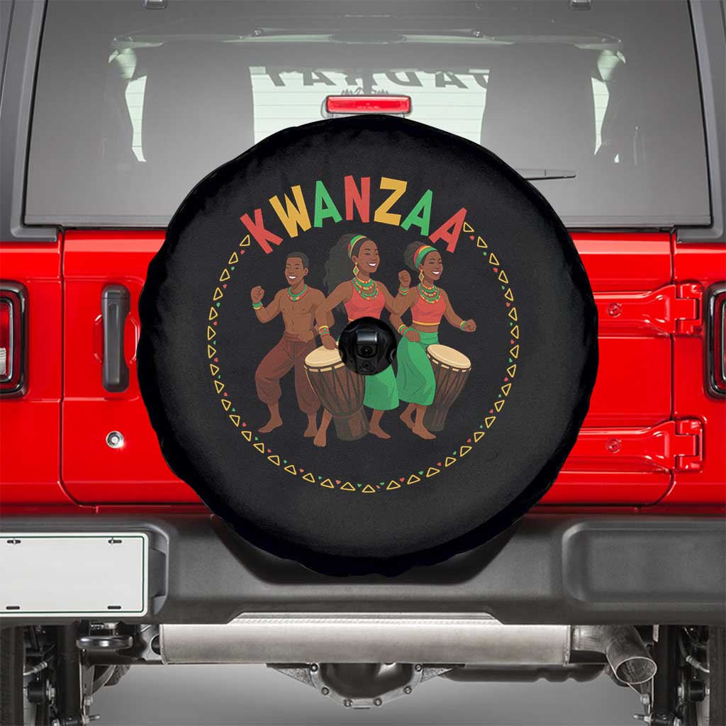 Celebrate Kwanzaa Together African Culture Dance Gift Spare Tire Cover TS12 Black Print Your Wear