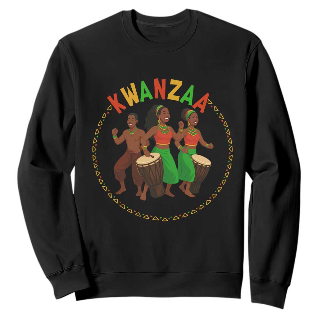 Celebrate Kwanzaa Together African Culture Dance Gift Sweatshirt TS12 Black Print Your Wear