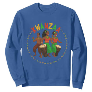 Celebrate Kwanzaa Together African Culture Dance Gift Sweatshirt TS12 Royal Blue Print Your Wear