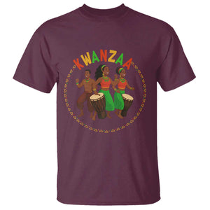 Celebrate Kwanzaa Together African Culture Dance Gift T Shirt TS12 Maroon Print Your Wear