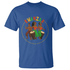 Celebrate Kwanzaa Together African Culture Dance Gift T Shirt TS12 Royal Blue Print Your Wear