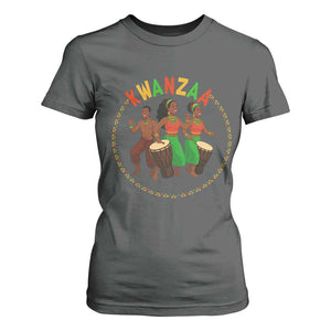 Celebrate Kwanzaa Together African Culture Dance Gift T Shirt For Women TS12 Dark Heather Print Your Wear