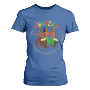 Celebrate Kwanzaa Together African Culture Dance Gift T Shirt For Women TS12 Royal Blue Print Your Wear