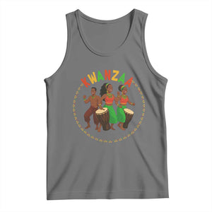 Celebrate Kwanzaa Together African Culture Dance Gift Tank Top TS12 Black Heather Print Your Wear