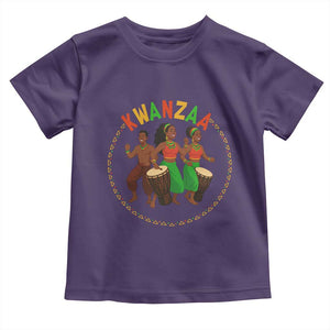 Celebrate Kwanzaa Together African Culture Dance Gift Toddler T Shirt TS12 Purple Print Your Wear
