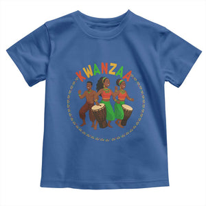 Celebrate Kwanzaa Together African Culture Dance Gift Toddler T Shirt TS12 Royal Blue Print Your Wear