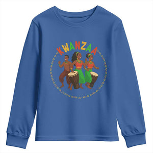 Celebrate Kwanzaa Together African Culture Dance Gift Youth Sweatshirt TS12 Royal Blue Print Your Wear
