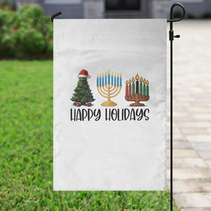 Christmas Hanukkah Kwanzaa Celebration Gift Garden Flag Happy Holidays TS12 Print Your Wear
