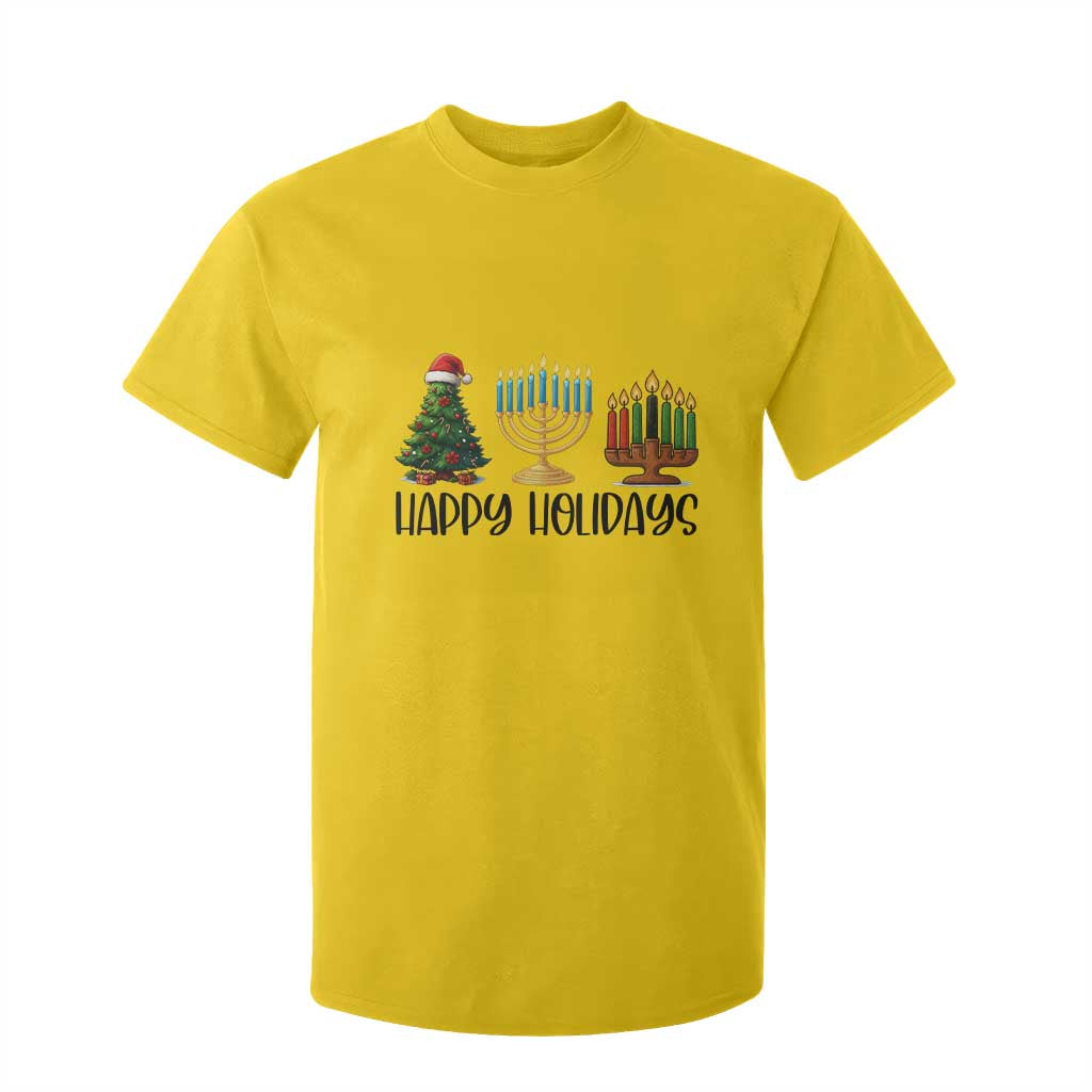 Christmas Hanukkah Kwanzaa Celebration Gift T Shirt For Kid Happy Holidays TS12 Daisy Print Your Wear