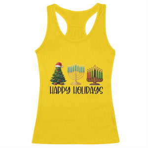 Christmas Hanukkah Kwanzaa Celebration Gift Racerback Tank Top Happy Holidays TS12 Daisy Print Your Wear