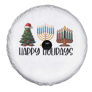 Christmas Hanukkah Kwanzaa Celebration Gift Spare Tire Cover Happy Holidays TS12 Print Your Wear