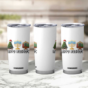 Christmas Hanukkah Kwanzaa Celebration Gift Tumbler Cup Happy Holidays TS12 Print Your Wear