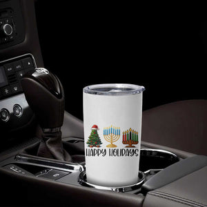 Christmas Hanukkah Kwanzaa Celebration Gift Tumbler Cup Happy Holidays TS12 Print Your Wear