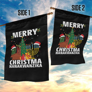 Merry Christmahanakwanzika Garden Flag Christmas Hanukkah Kwanzaa Celebration Gift TS12 Print Your Wear
