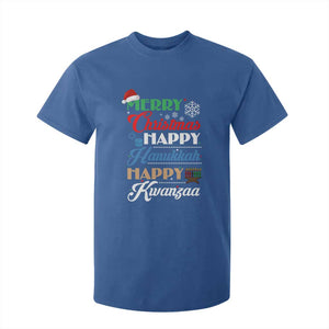 Funny Christmas Hanukkah Kwanzaa T Shirt For Kid December Holiday Gift TS12 Royal Blue Print Your Wear