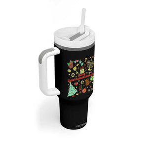 Merry Christmahanakwanzika Tumbler With Handle Funny Winter Holiday Gift TS12 Print Your Wear