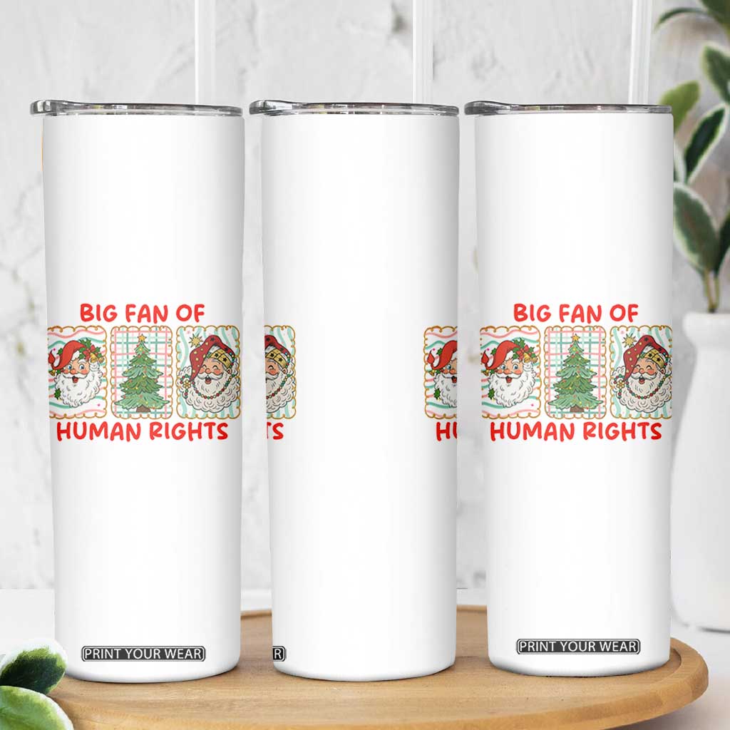 Big Fan Of Human Rights And Equality Skinny Tumbler Xmas Activism Gift TS12 Print Your Wear