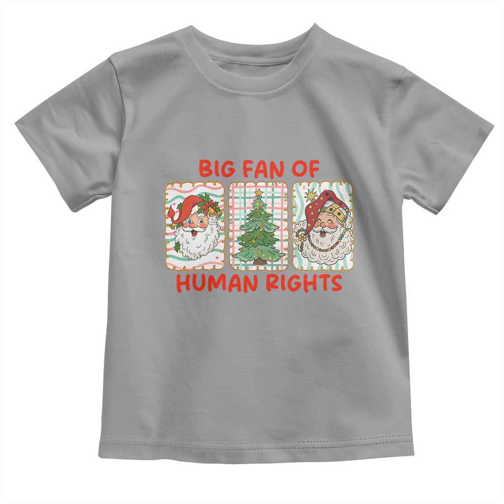 Big Fan Of Human Rights And Equality Toddler T Shirt Xmas Activism Gift TS12 Sport Gray Print Your Wear