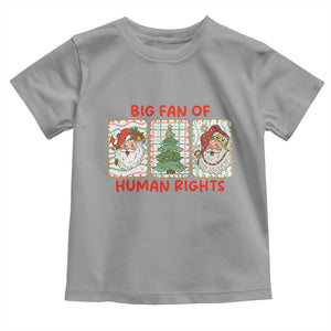 Big Fan Of Human Rights And Equality Toddler T Shirt Xmas Activism Gift TS12 Sport Gray Print Your Wear